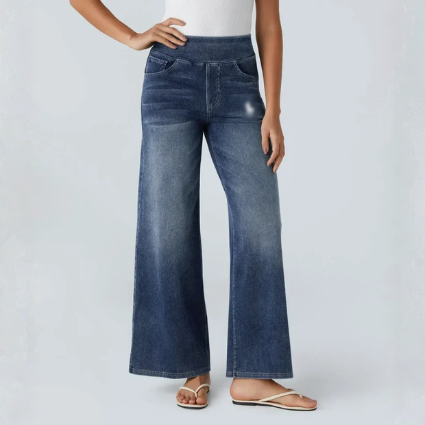 Effortless Flow Denim Pants