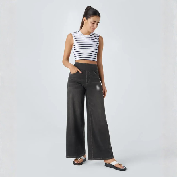 Effortless Flow Denim Pants